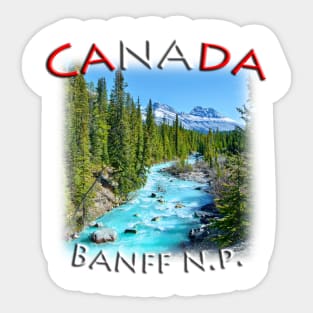 Canada Rockies - Banff National Park Sticker